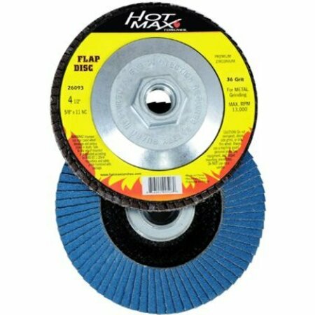 HOT MAX 4-1/2 36 Grit Flap Disc 26093